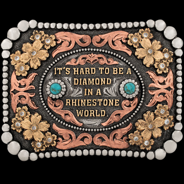 Kila, the epitome of kindness and Southern charm, hailing from the heart of Tennessee. Choose your lettering, stone colors, and figure to complete this exclusive personalized buckle today!